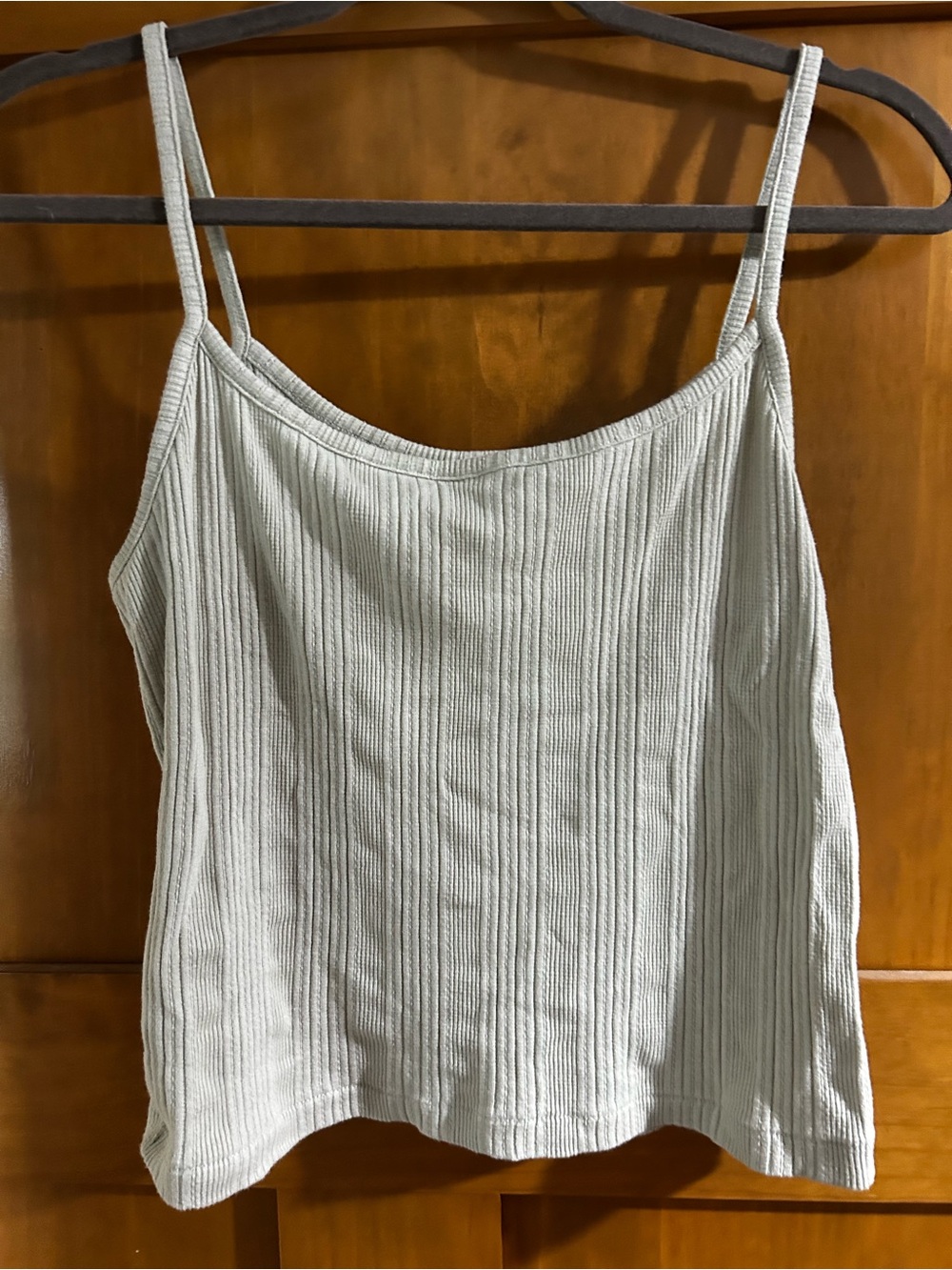 Light Sage green ribbed tank top